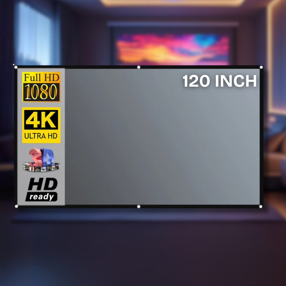 Nova Pro® Anti Light Projector Screen - 120 Inch