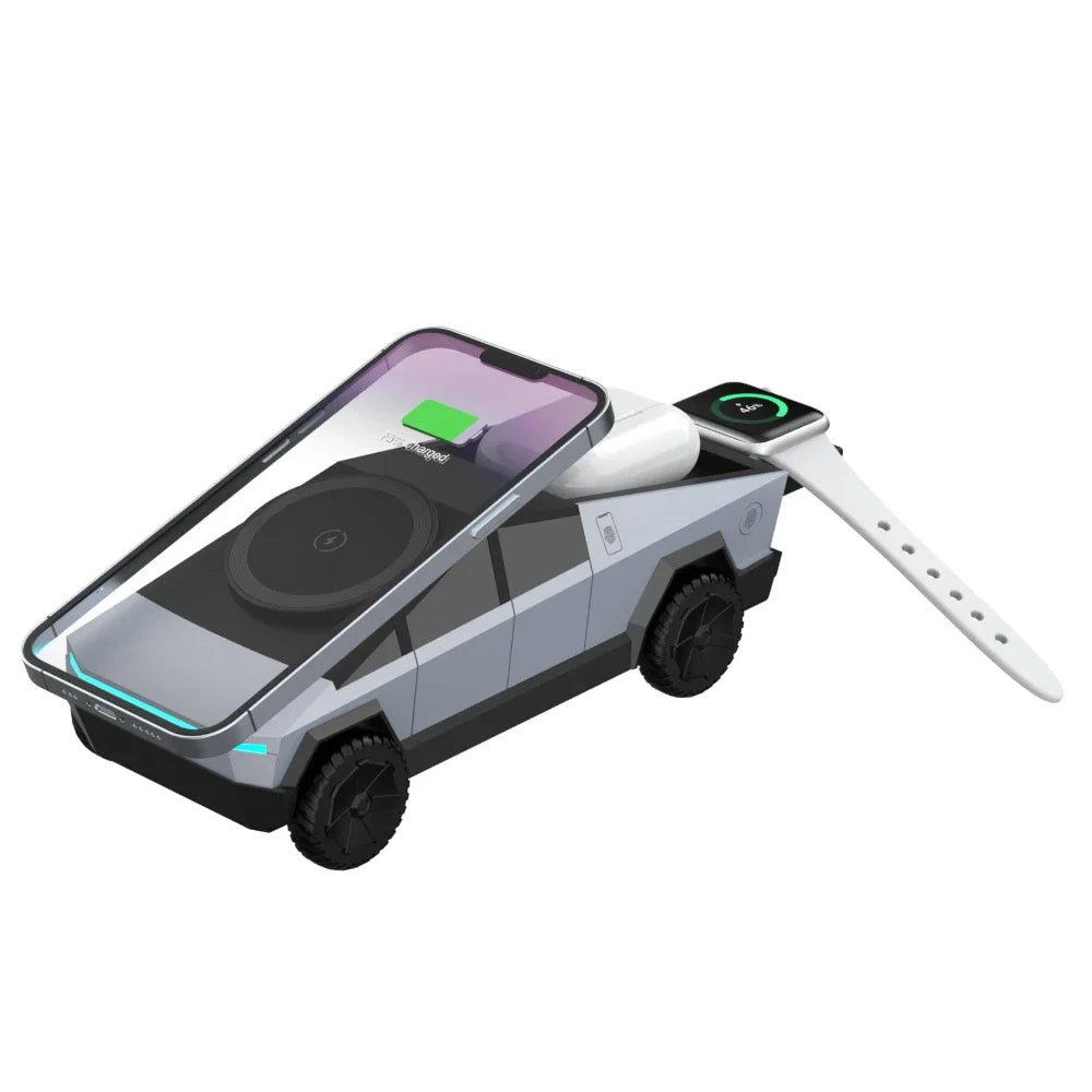 CyberChargeX™ 3-in-1 Wireless Charging Dock